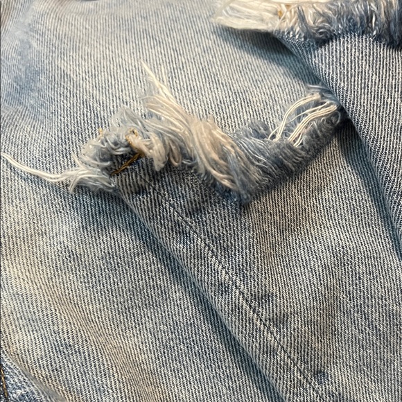 We The Free Denim - BNWT 🩵 We the Free x Free People High Rise Straight Leg Raw Hem Jeans